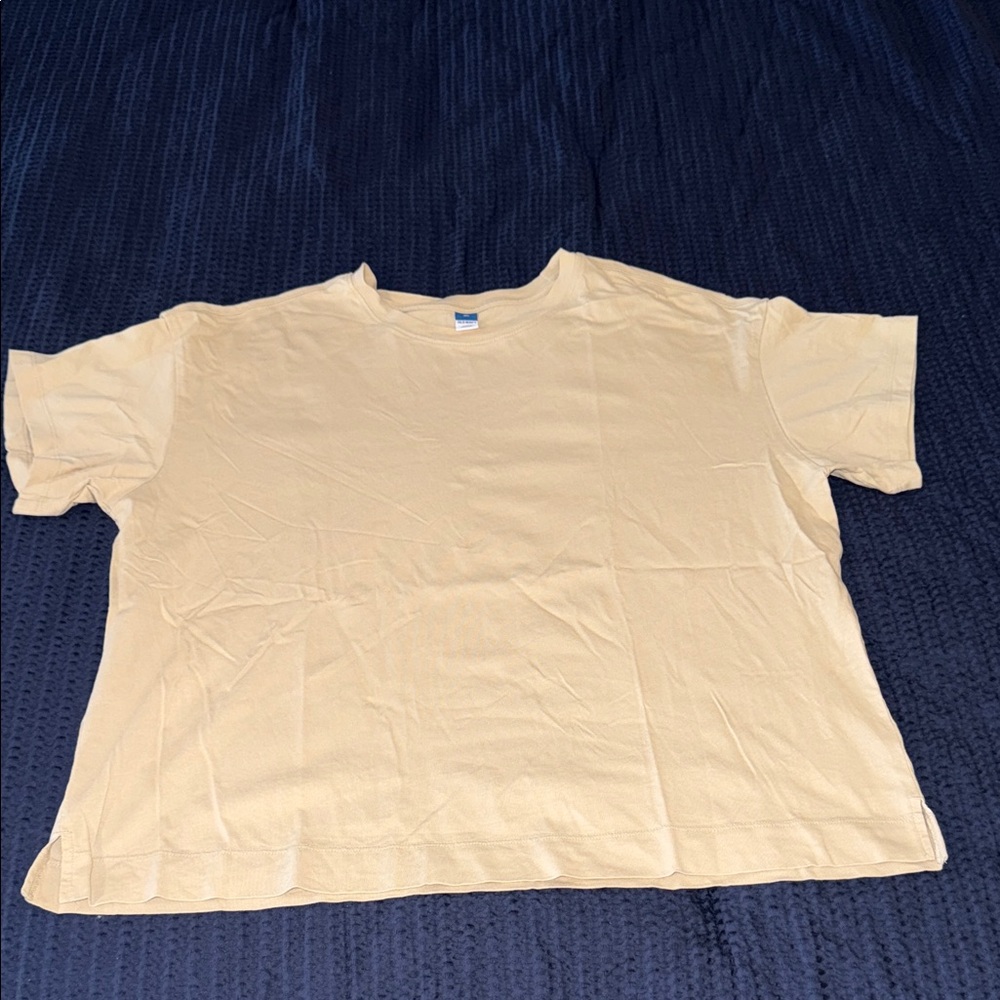 Old Navy Tan Crewneck Tee